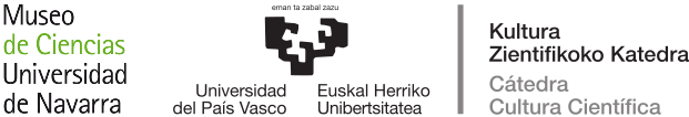 Logos idea original del PROYECTO LA CIENCIA EN LA CALLE. Museo de Ciencia Universidad de Navarra y Cátedra de Cultura Científica de la UPV/EHU