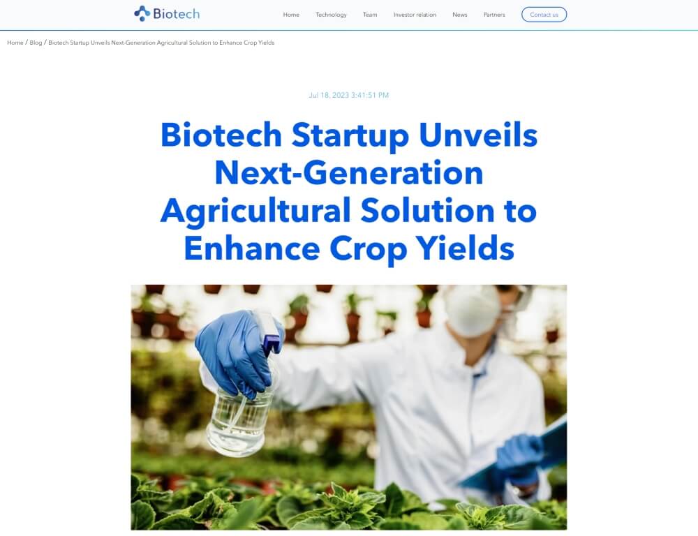 Nanobot Biotech Website Theme
