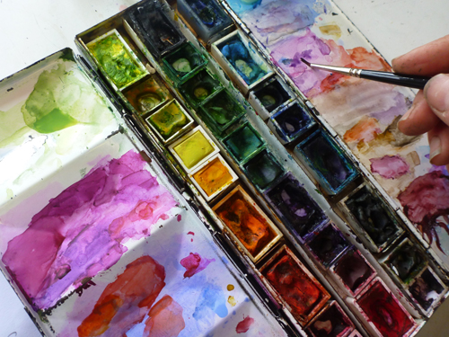 Equipment: How to Choose a Waterproof Pen and Ink for Watercolour