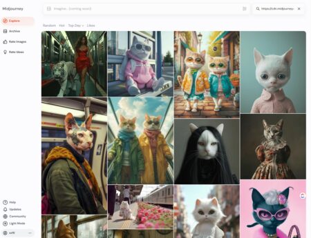 midjourney cats