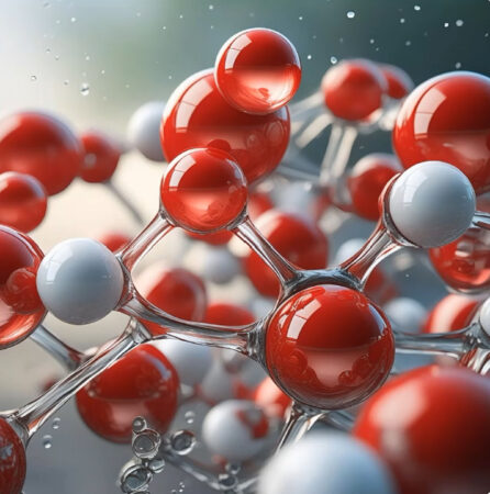 water_firefly_4 ai generated shiny molecules. 